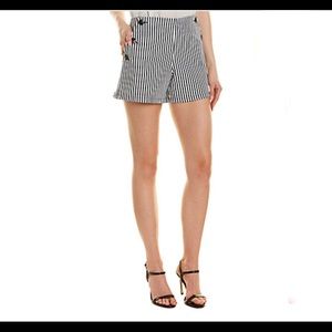 Trina Turk striped shorts with buttons (Maura)